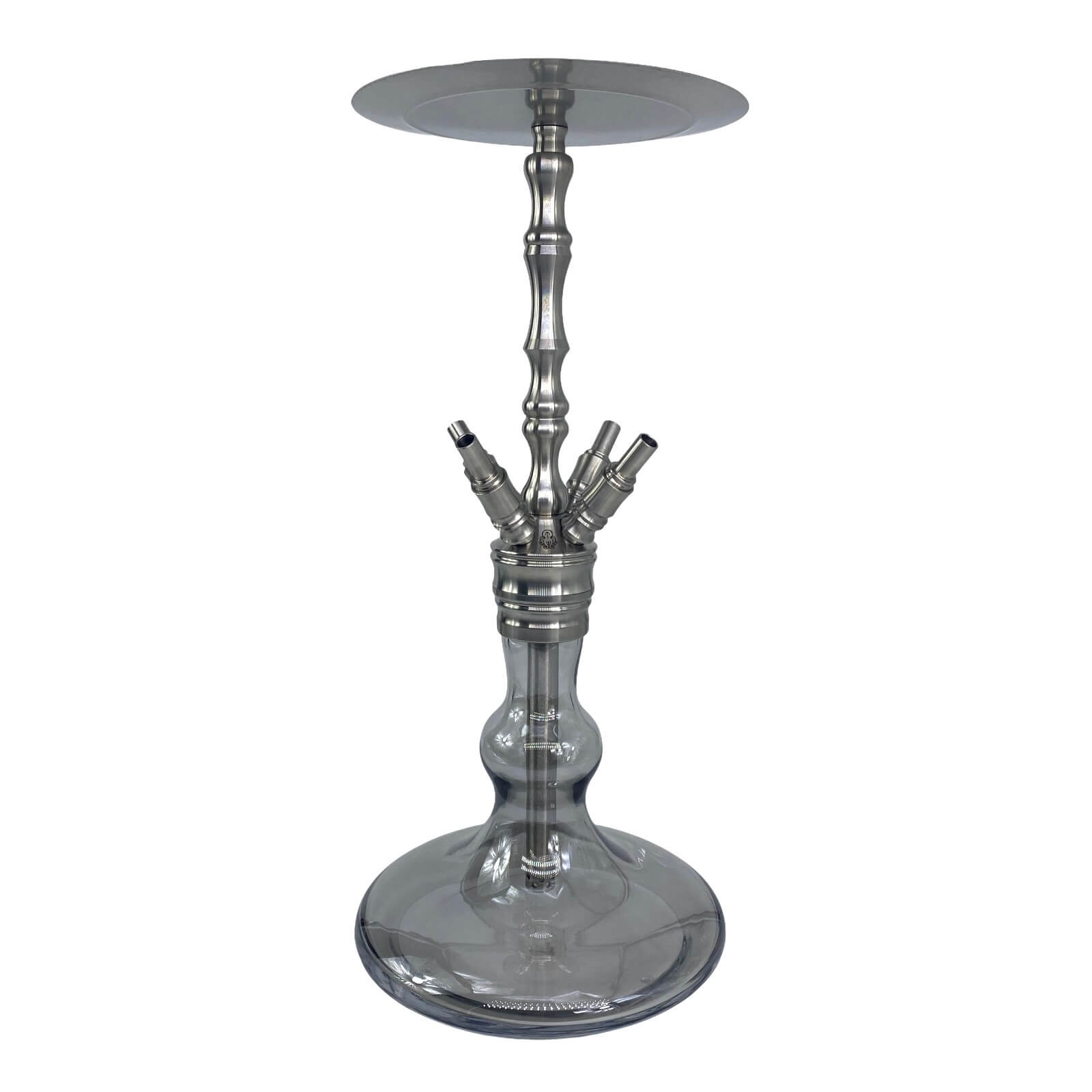 Octopuz Hookah Nautiluz Grey Shiny Octopuz Hookah Nautiluz Grey Shiny