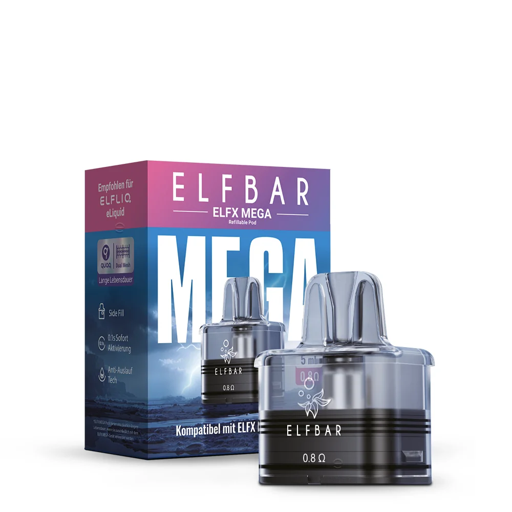 ELFX Mega Pod - Refillable Pod 0.8 OHM - 5ml