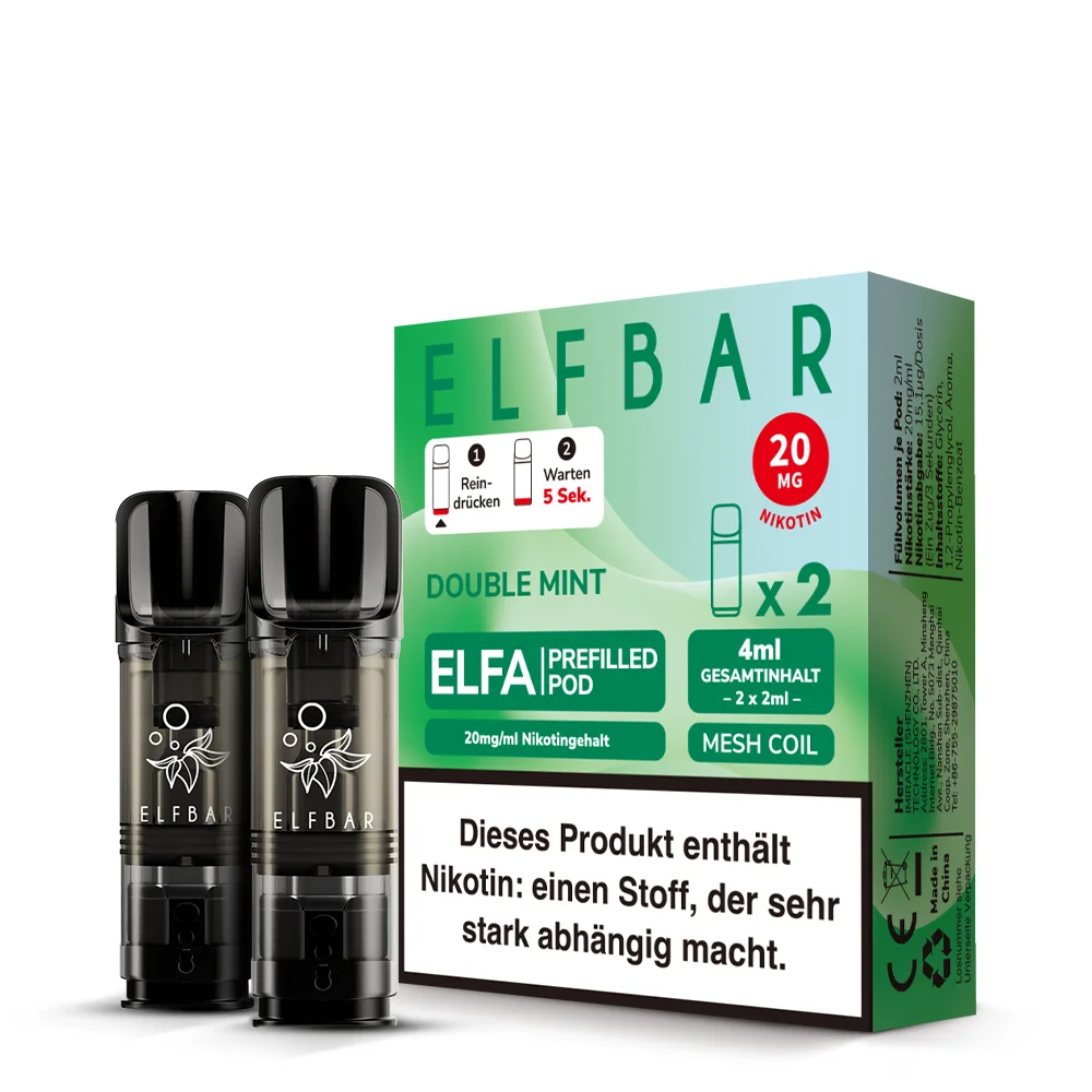 Elfa Pod Double Mint 20mg 2 Stk