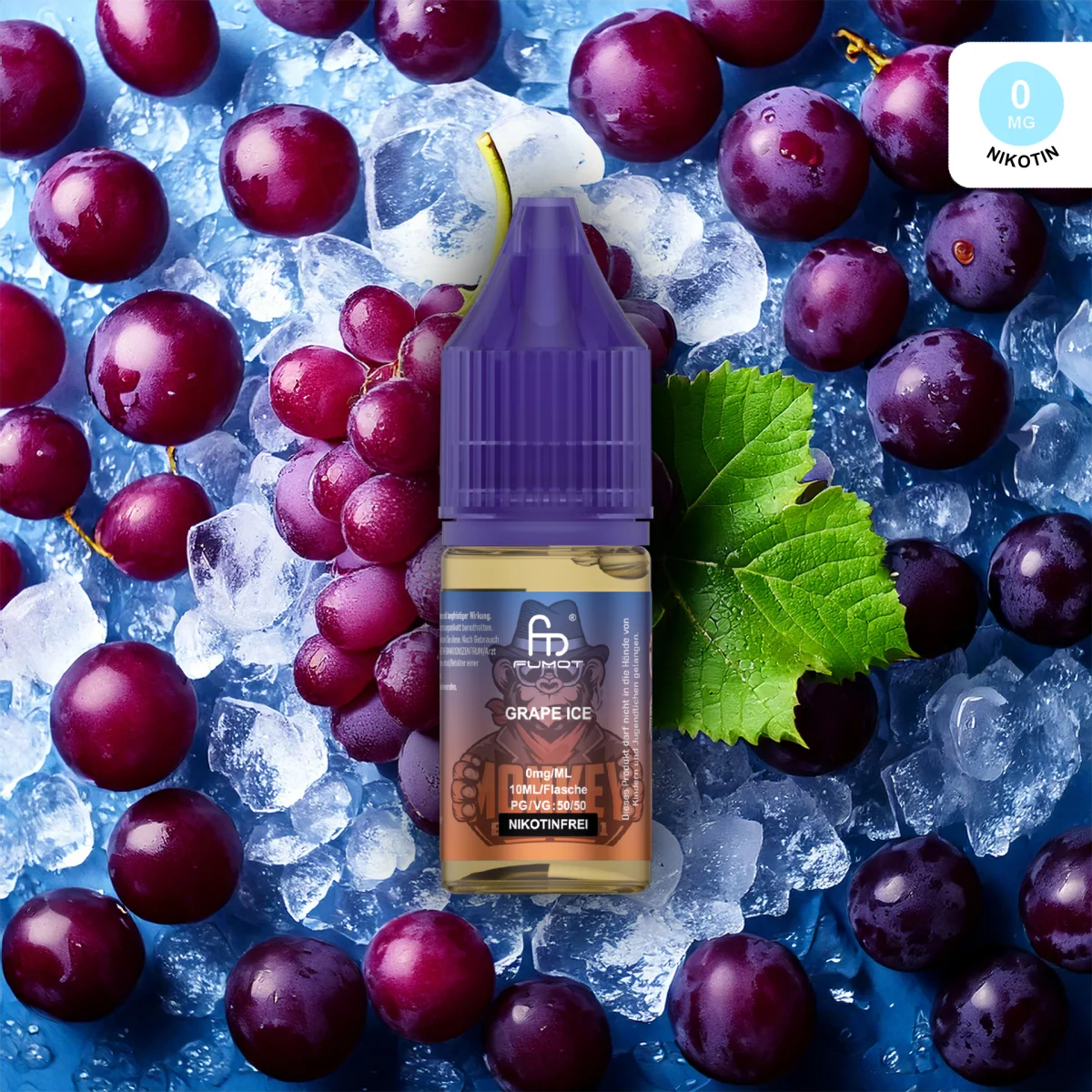 RandM Tornado Liquid 10ml - Grape Ice 0mg