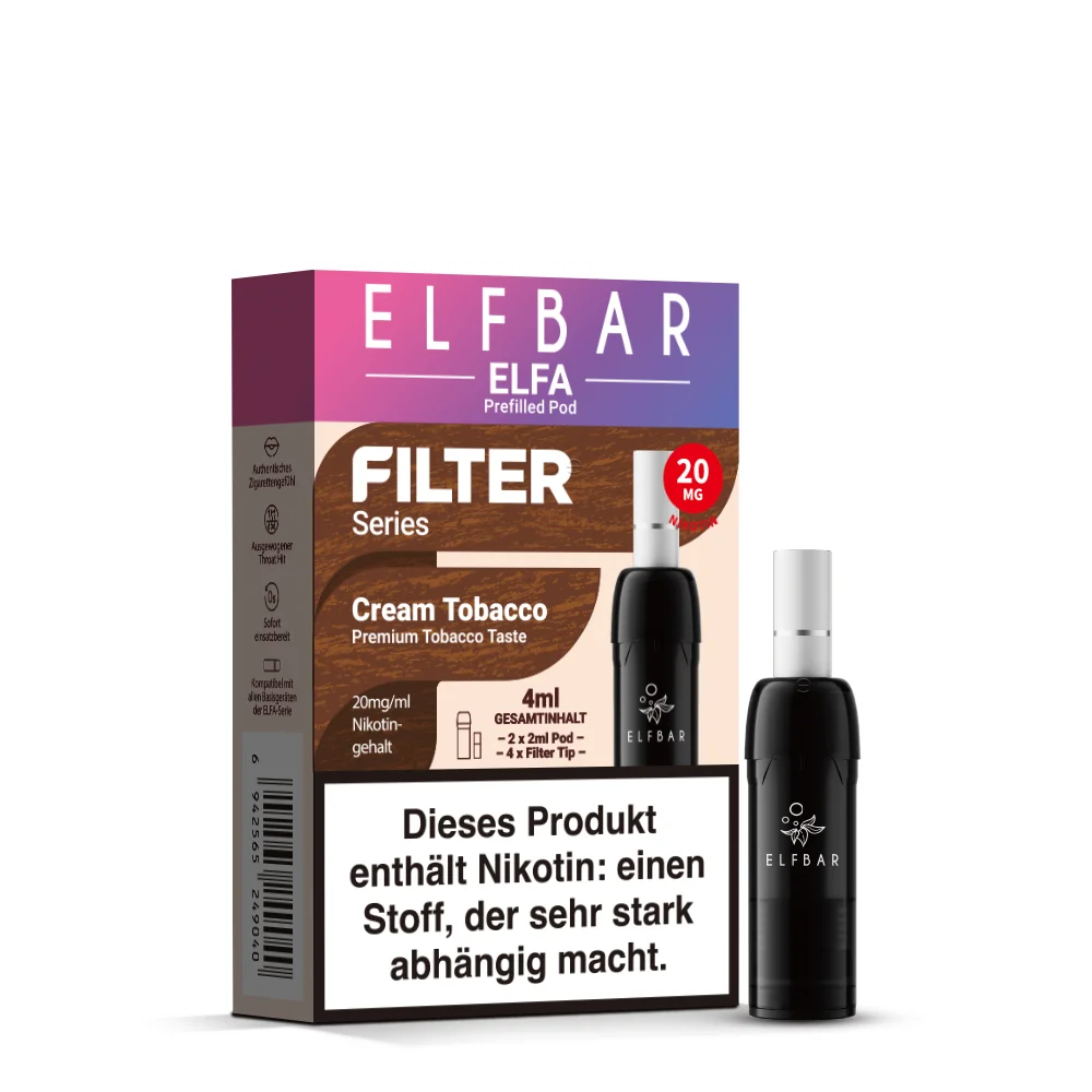 ELFA Pods Filter Series 2er Set - Cream Tobacco *NEU*