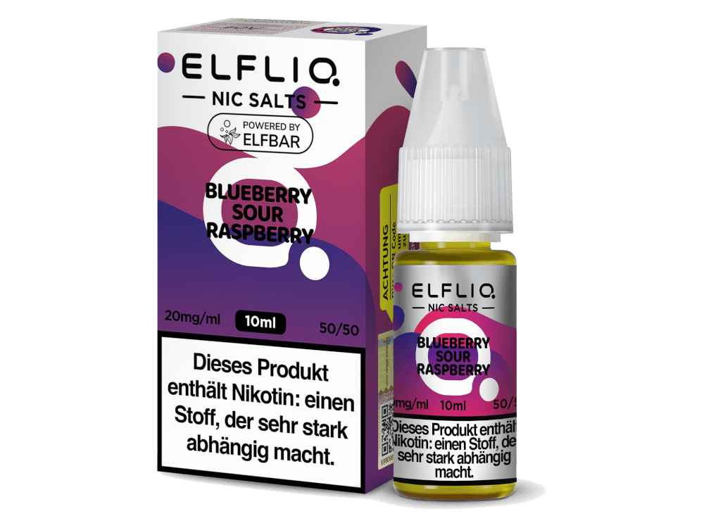 Elfliq Nikotinsalz Liquid 10ml - Blue Sour Raspberry 10mg