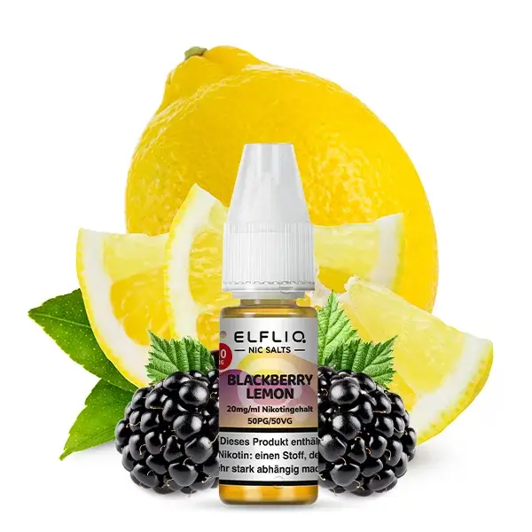 Elfliq Nikotinsalz Liquid 10ml - Blackberry Lemon 20mg Elfliq Nikotinsalz Liquid 10ml - Blackberry Lemon 20mg