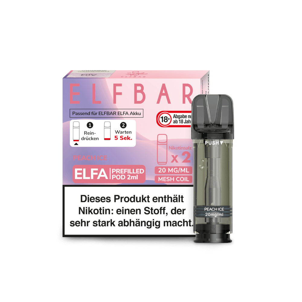 Elfa Pod Peach Ice 20mg 2 Stk