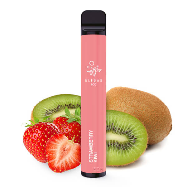 Elfbar 600 Einweg E-Zigarette Strawberry Kiwi 0mg