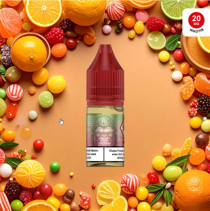 RandM Tornado Liquid 10ml - Sour Candy 20mg