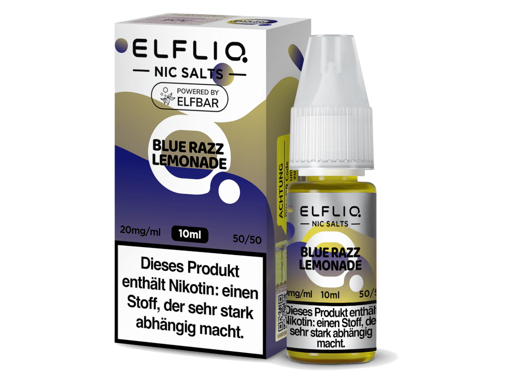 Elfliq Nikotinsalz Liquid 10ml - Blue Razz Lemonade 10mg