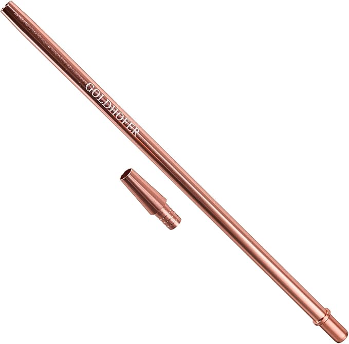 Goldhofer Shisha Mundstück Aluminium 40cm Rosegold Goldhofer Shisha Mundstück Aluminium 40cm Rosegold