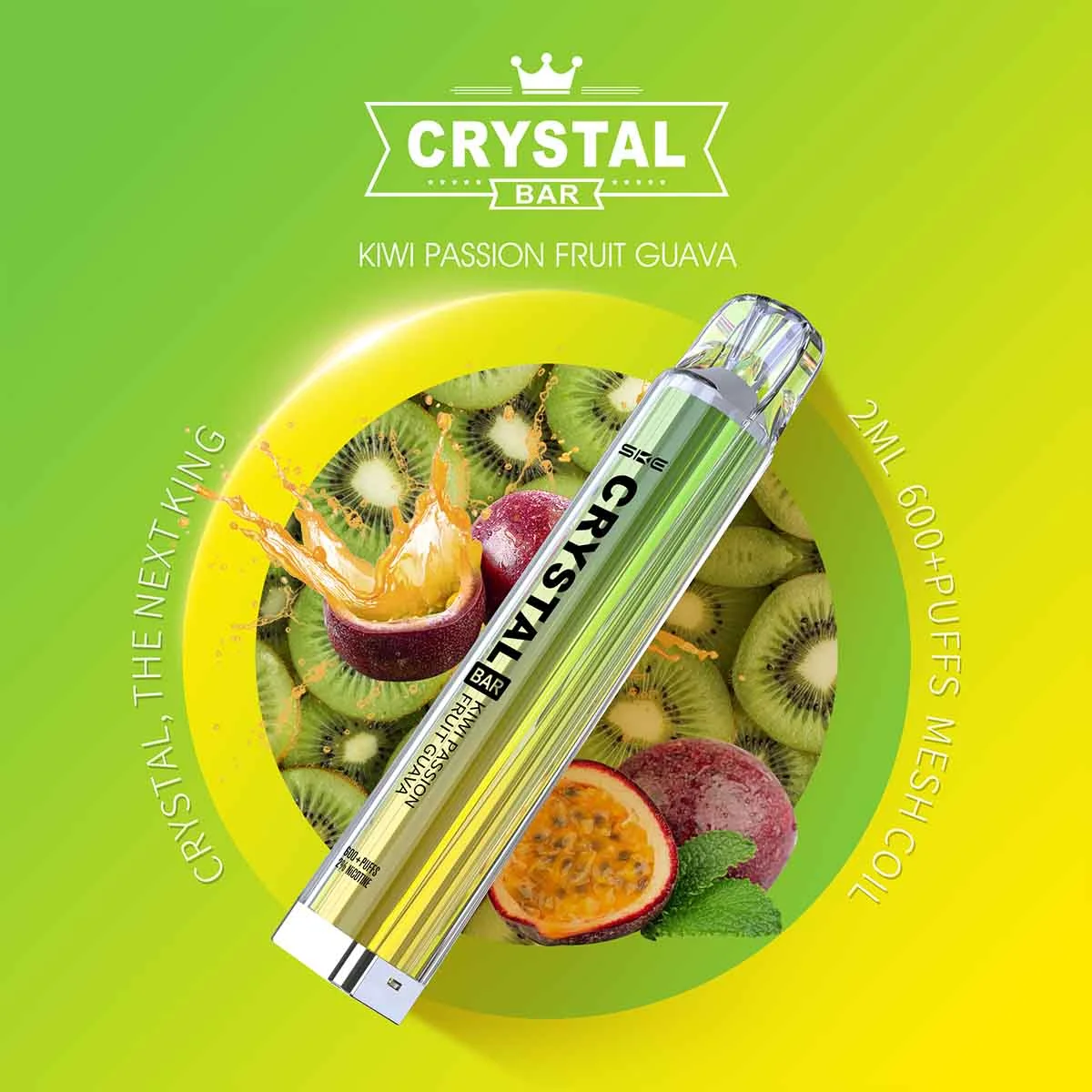 Crystal Bar Vape Kiwi Passionsfrucht Guava