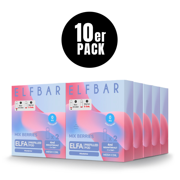 Elfa Pod Mix Berries Nikotinfrei 2 Stk
