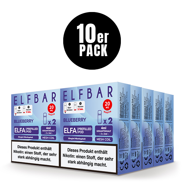 Elfa Pod Blueberry 20mg 2 Stk
