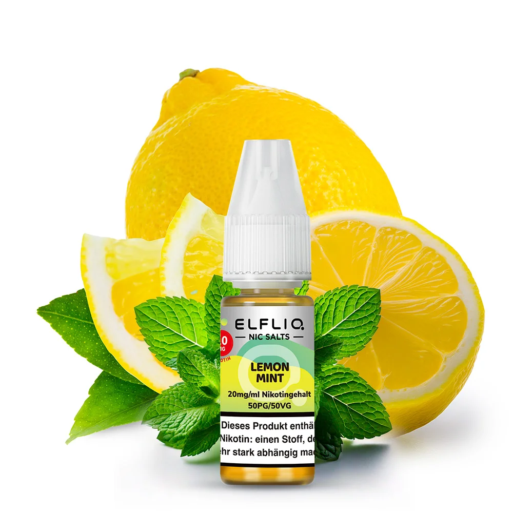 Elfliq Nikotinsalz Liquid 10ml - Lemon Mint 20mg