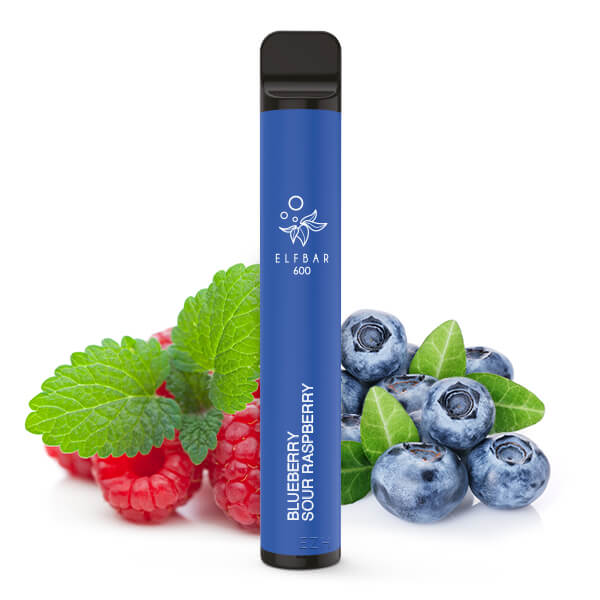 Elf Bar 600 Einweg E-Zigarette Blueberry Sour Raspberry 0mg