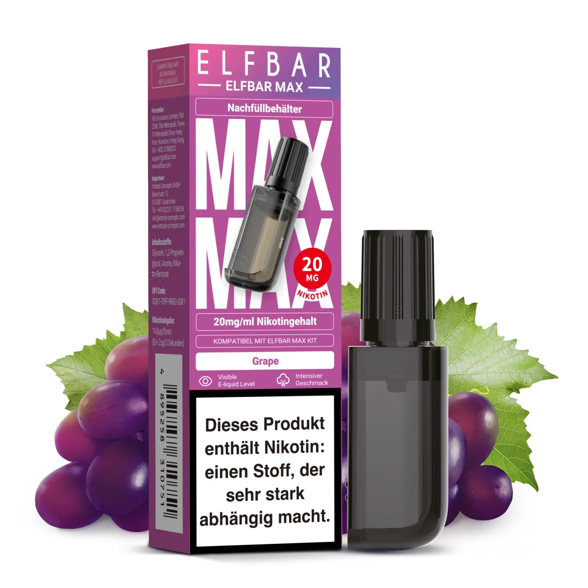Elfbar MAX Refill Container Grape