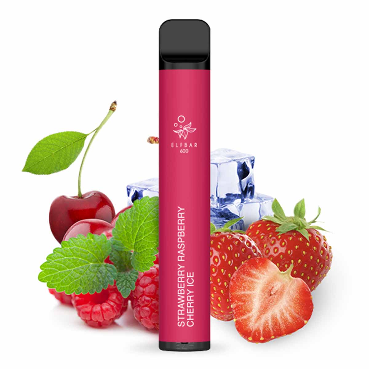 Elf Bar 600 Einweg E-Zigarette Strawberry Raspberry Cherry Ice 20mg