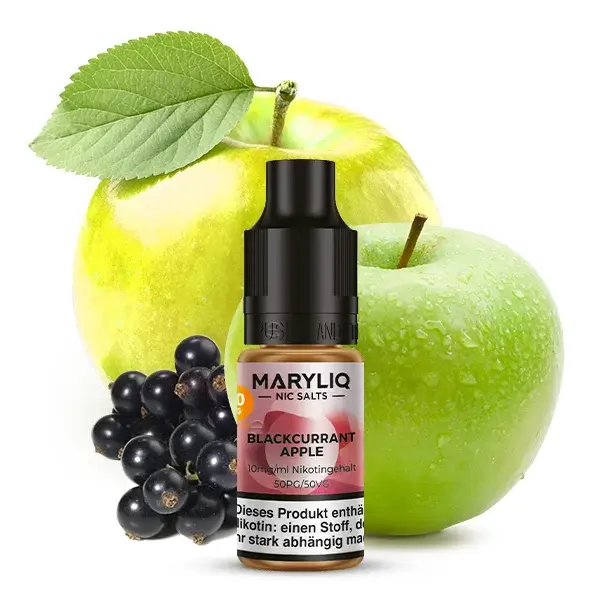 Maryliq Nikotinsalz Liquid 10ml Blackcurrant Apple 10mg