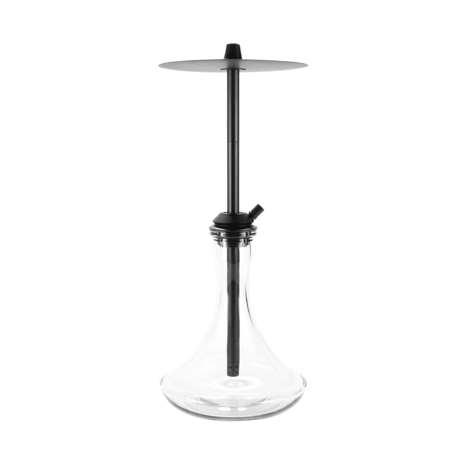 Vyro Shisha Versa Black/Schwarz mit Steck Bowl Clear