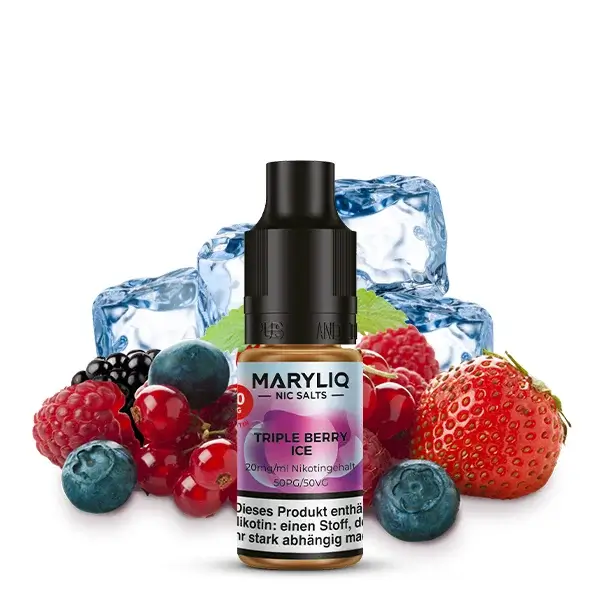 Maryliq Nikotinsalz Liquid 10ml Triple Berry Ice 20mg Maryliq Nikotinsalz Liquid 10ml Triple Berry Ice 20mg
