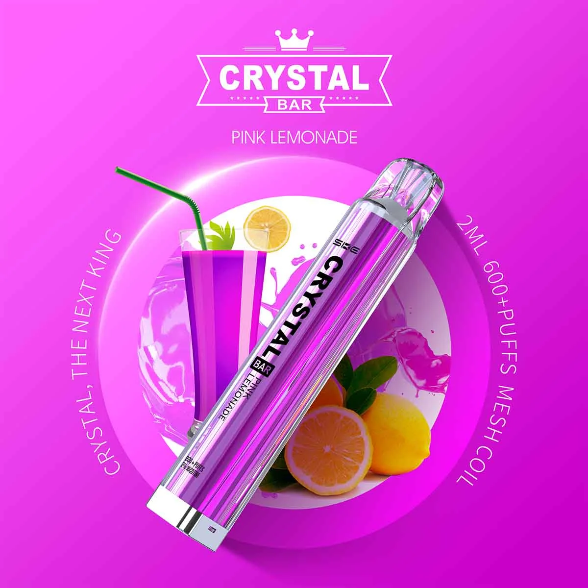 Crystal Bar Vape Pink Lemonade