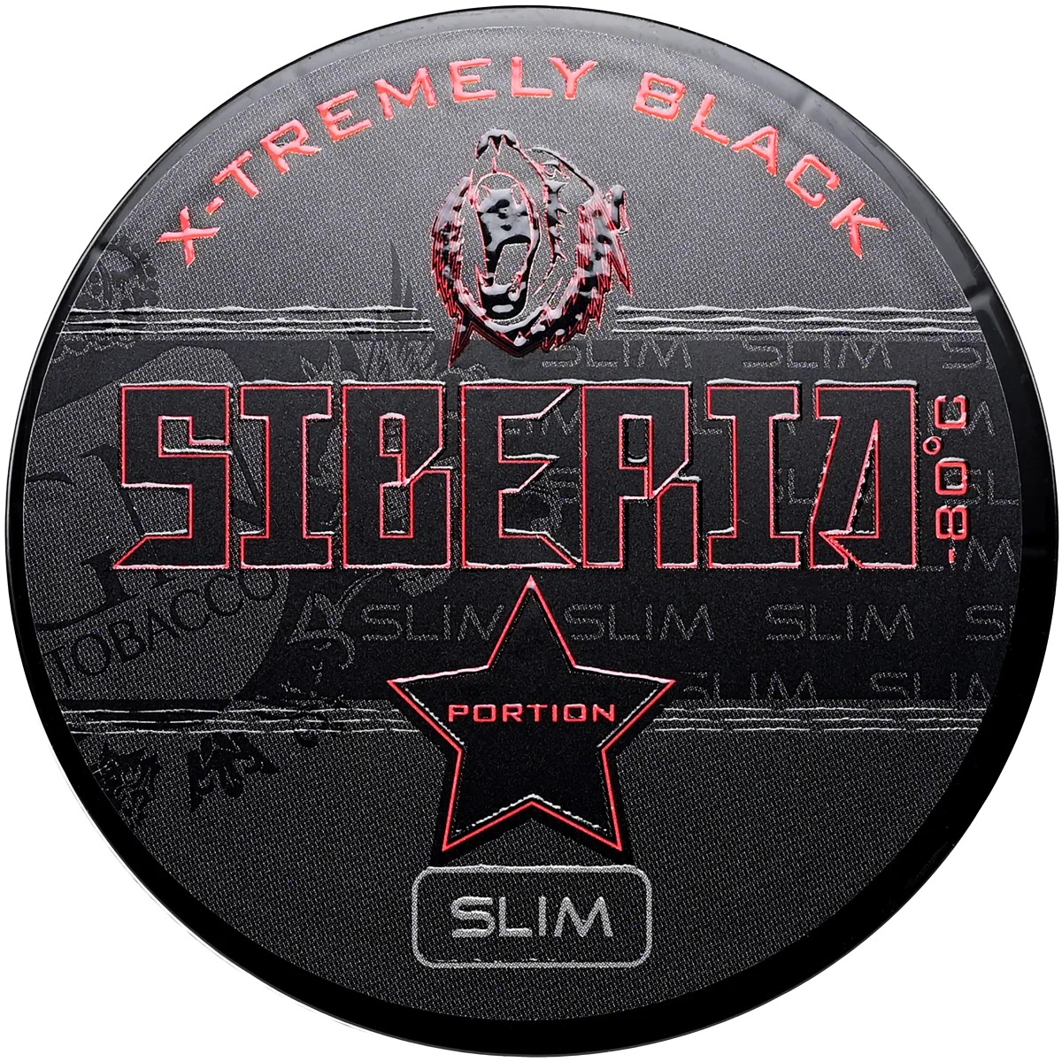 Siberia - Black X-tremly Strong Slim Snus