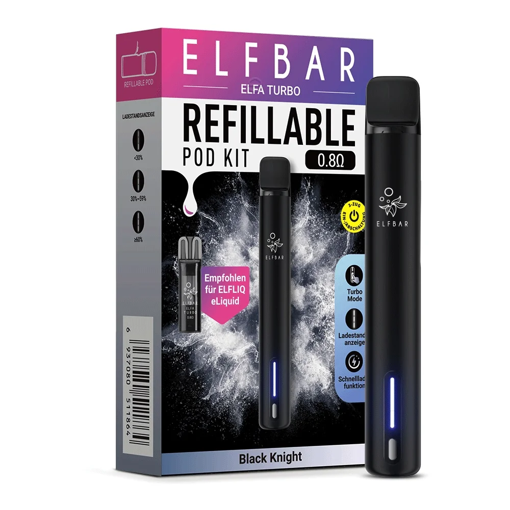 Elf Bar ELFA Turbo Kit Aurora Black Knight