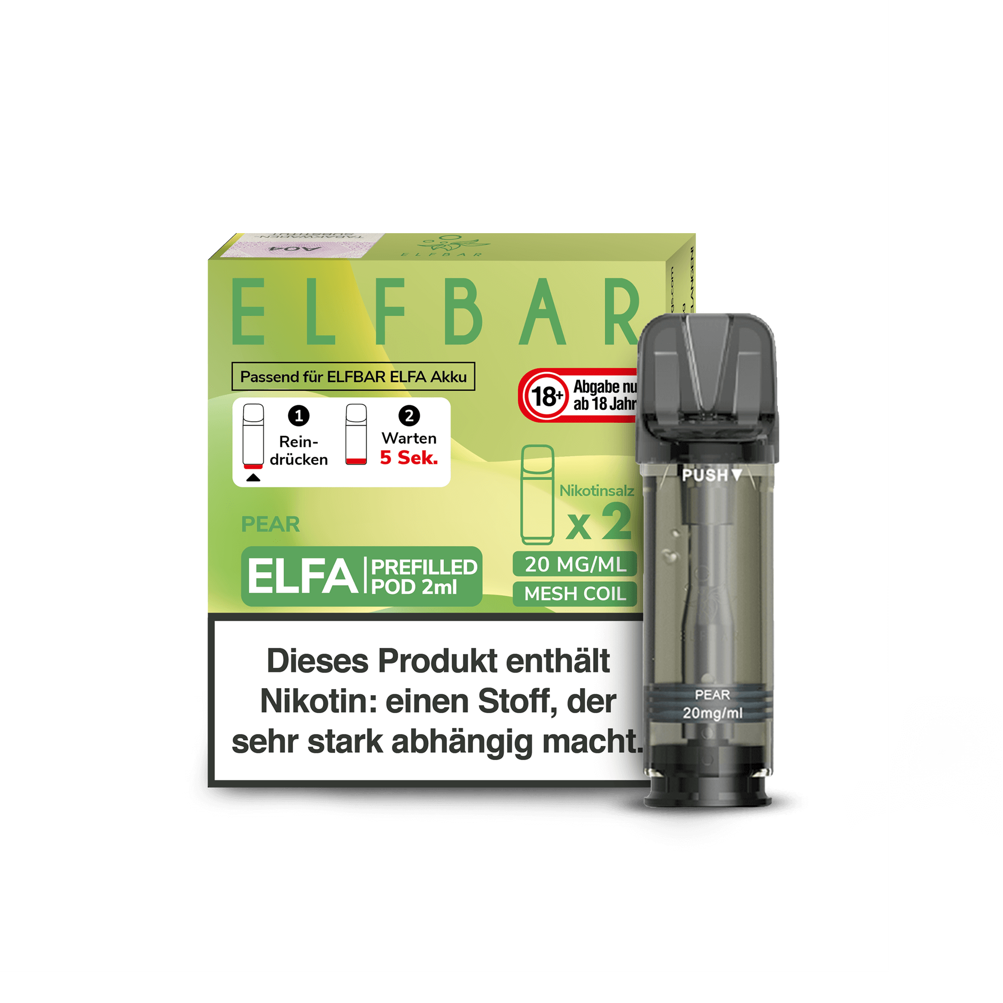 Elfa Pod Pear 20mg 2 Stk