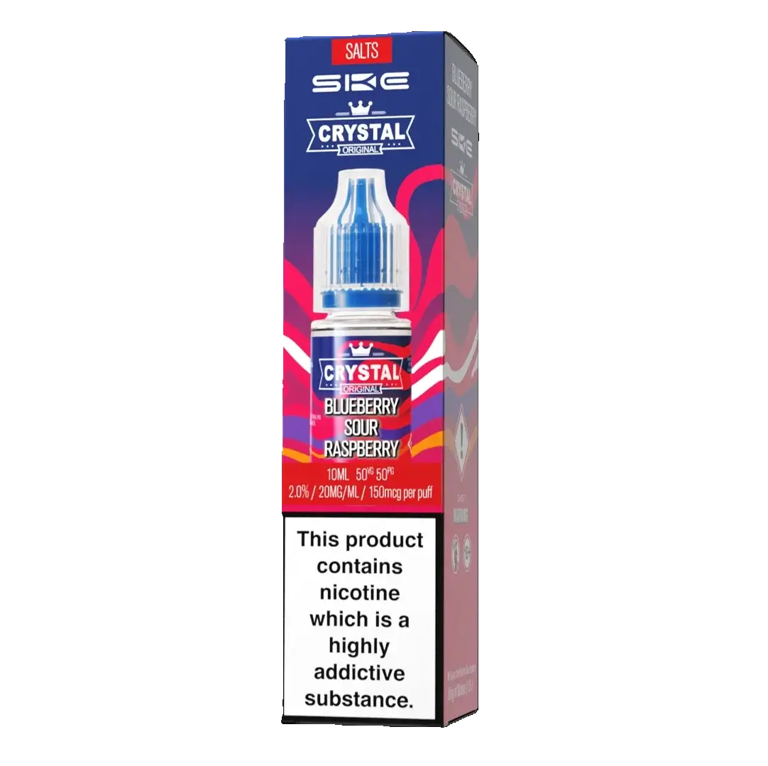 Crystal Liquid 10ml Blueberry Raspberries 20mg