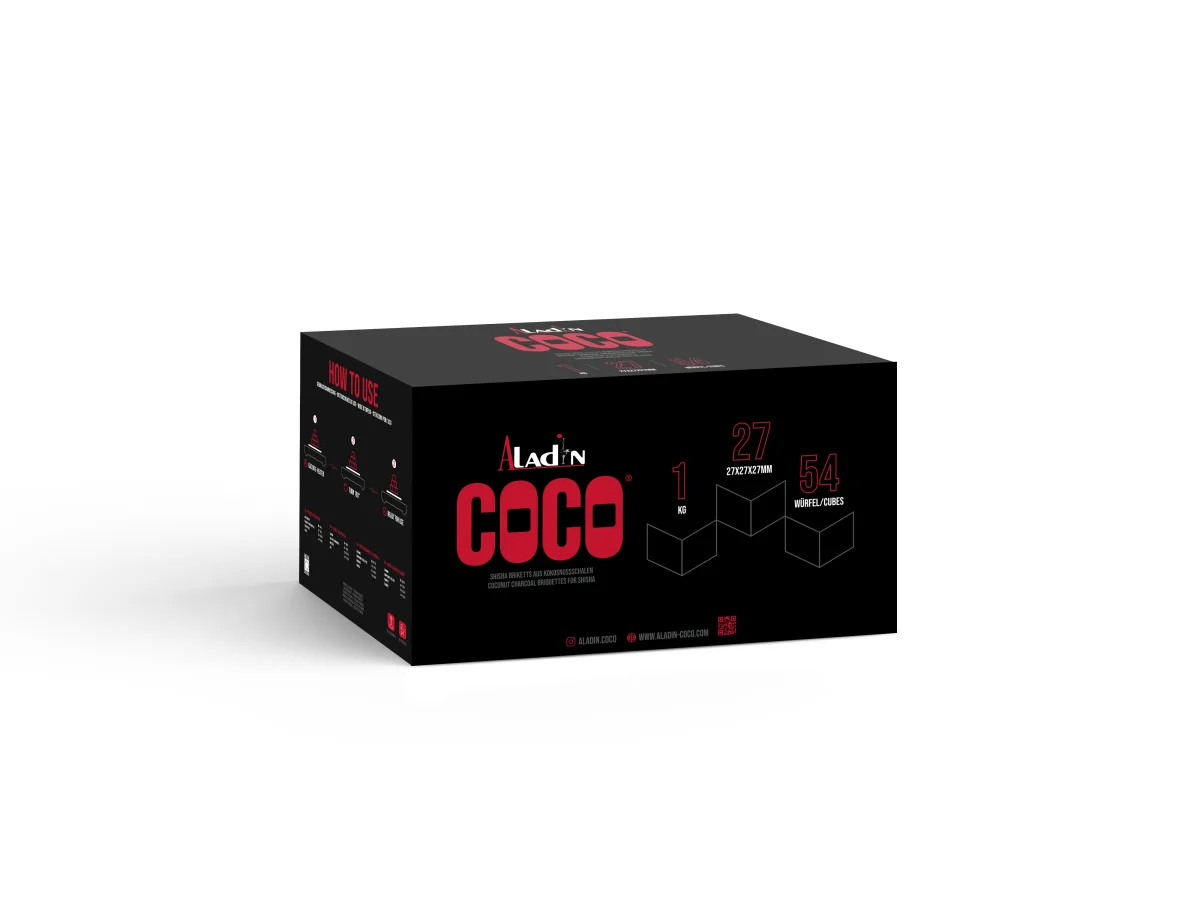 Aladin Coco - Naturkohle 27mm - 1 Kg