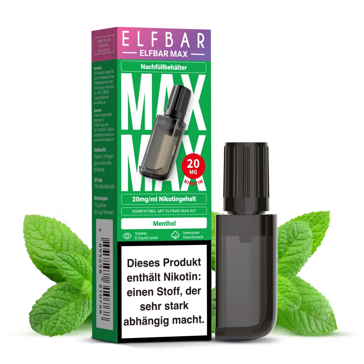 Elfbar MAX Refill Container Menthol