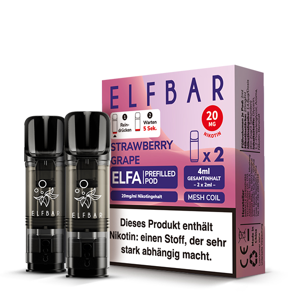 Elfa Pod Strawberry Grape 20mg 2 Stk