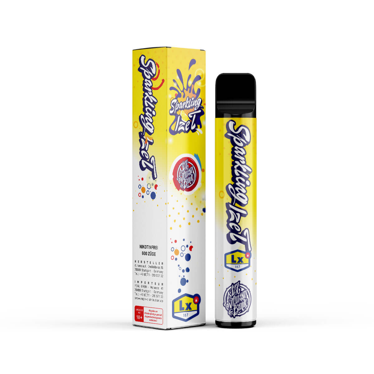 187 Vape 600 Sparkling Ize-T Nikotinfrei