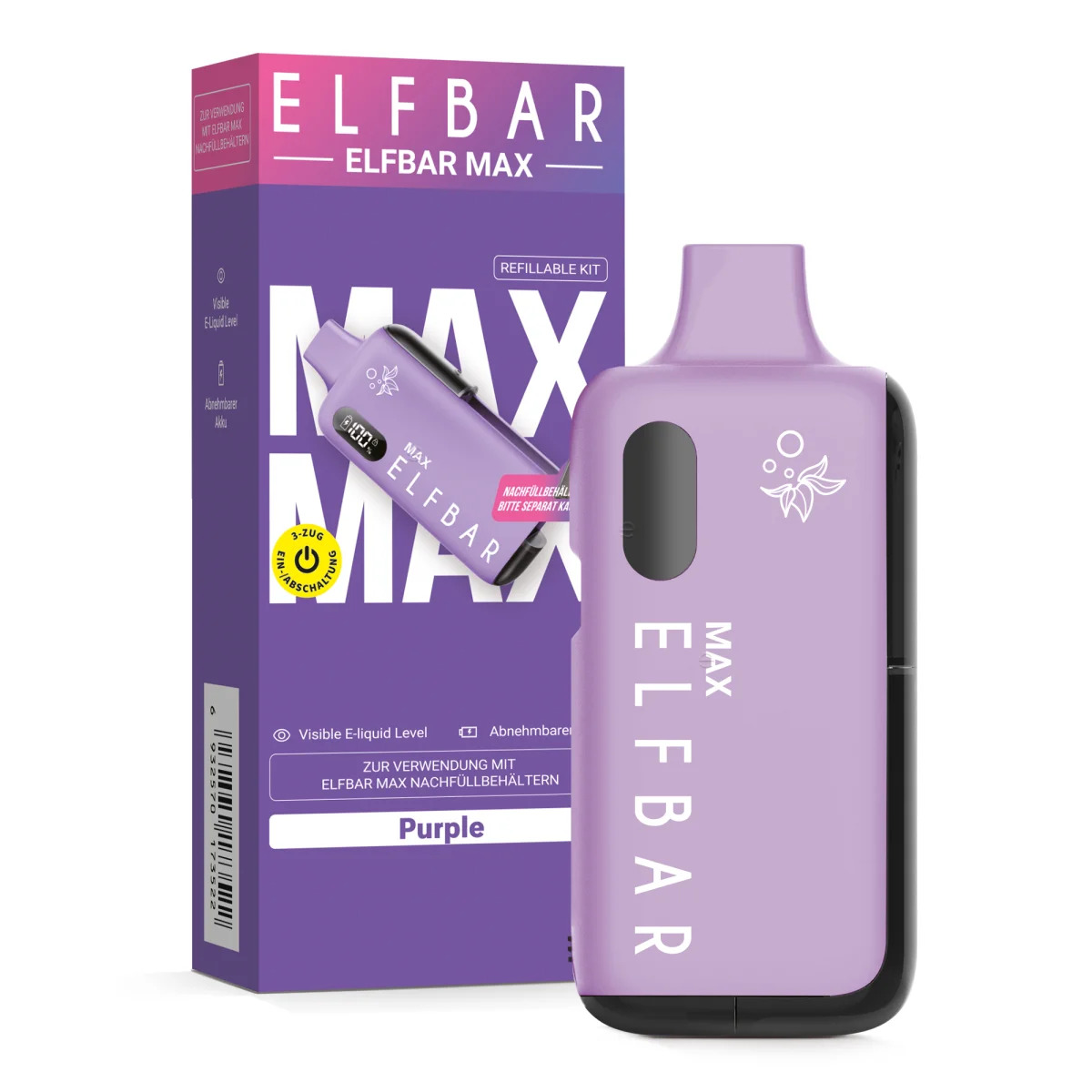 Elfbar MAX Refillable Device Purple