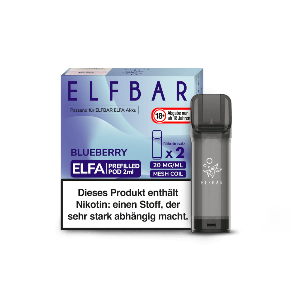 Elfa Pod Blueberry 20mg 2 Stk Elfa Pod Blueberry 20mg 2 Stk
