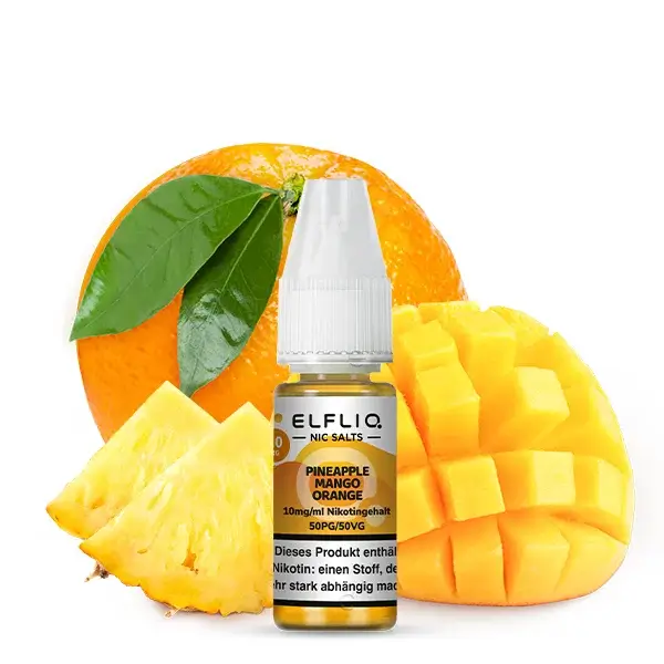 Elfliq Nikotinsalz Liquid 10ml - Pineapple Mango Orange 10mg Elfliq Nikotinsalz Liquid 10ml - Pineapple Mango Orange 10mg