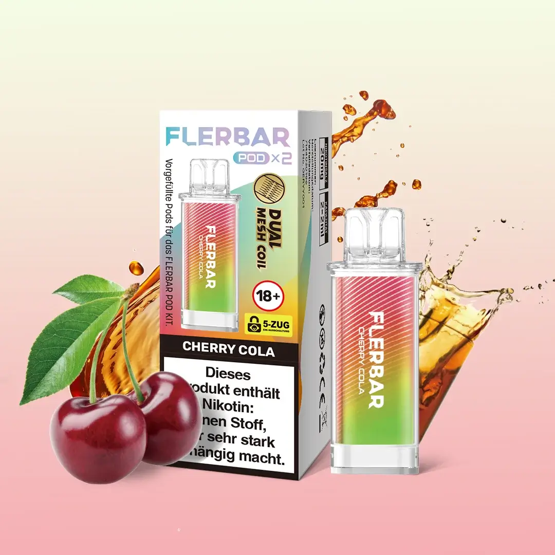 Flerbar Pods Cherry Cola 20mg 2er Pack