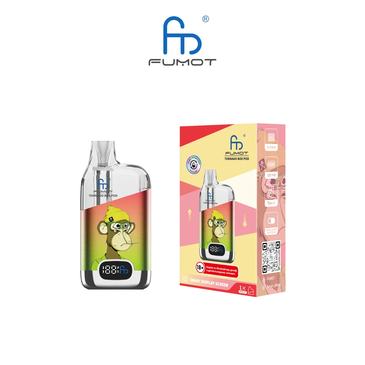 RandM Pod Box Starter Kit - blau pink