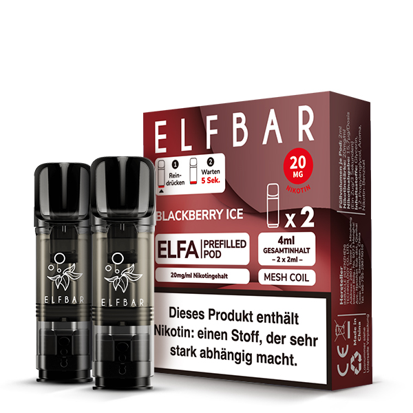 Elfa Pod Blackberry Ice 20mg 2 Stk