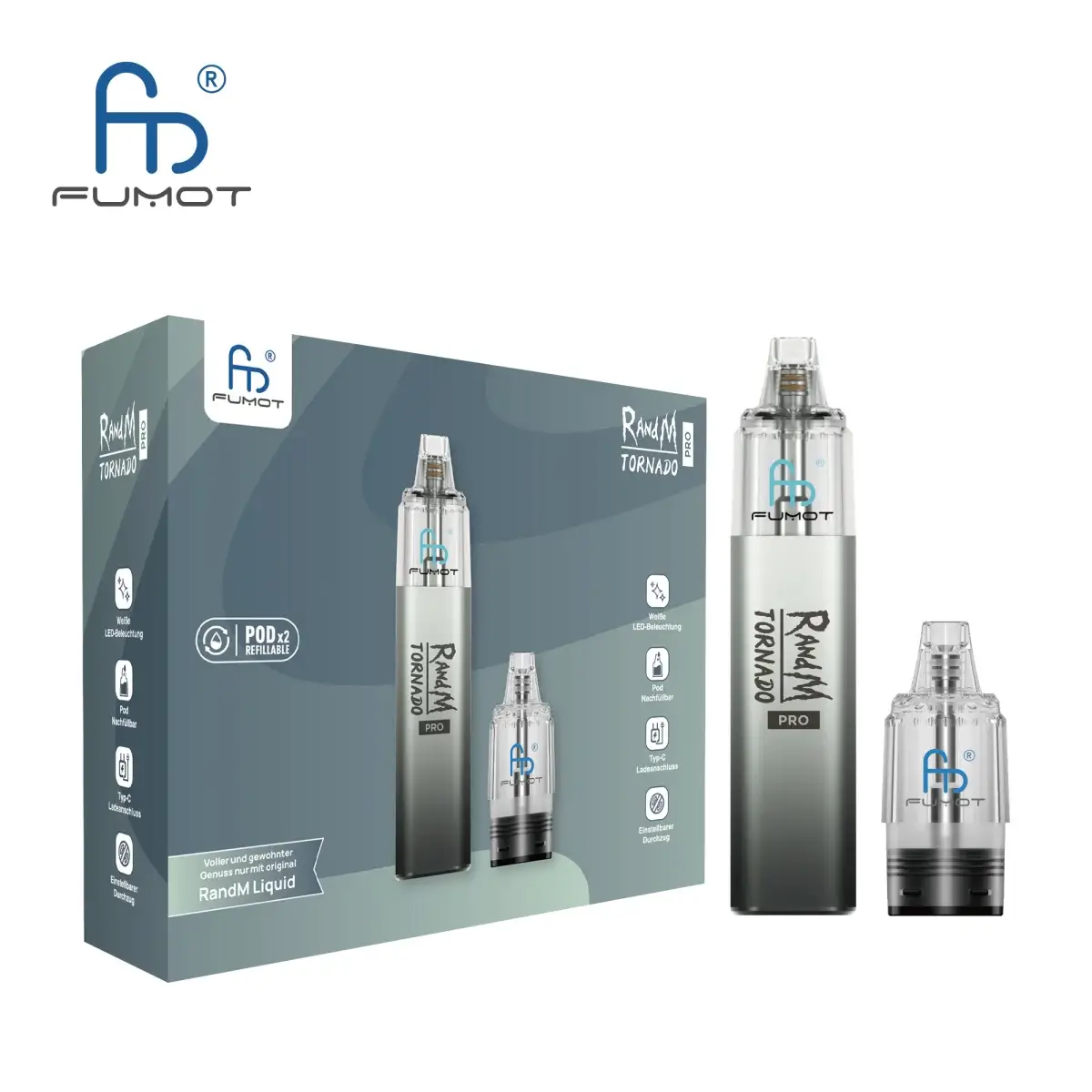 RandM Pod Box Starter Kit - gelb rot 