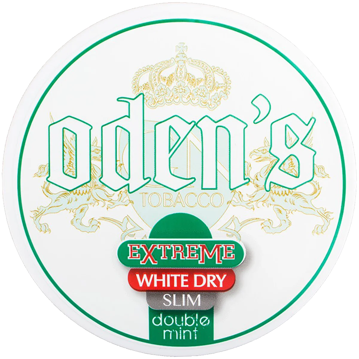 Odens White Dry Double Mint Slim - Chew Bags Snus Odens White Dry Double Mint Slim - Chew Bags Snus
