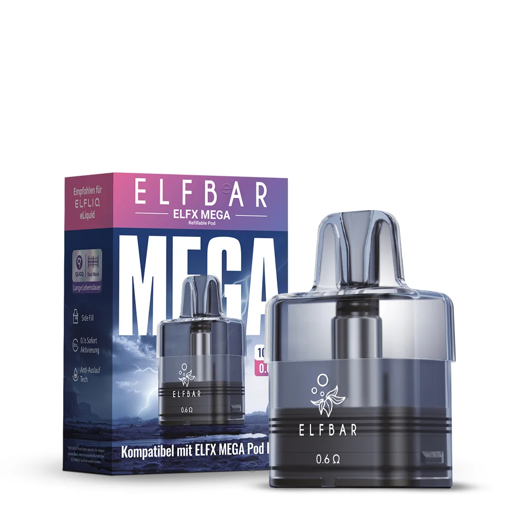 ELFX Mega Pod - Refillable Pod 0.6 OHM - 10 ml