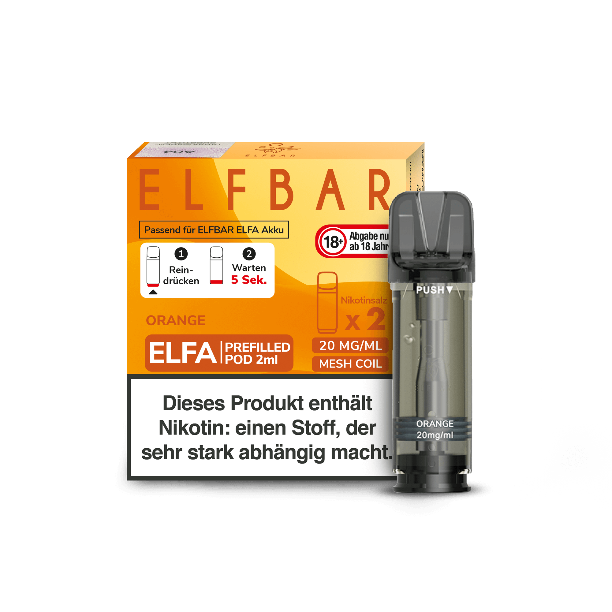 Elfa Pod Orange 20mg 2 Stk