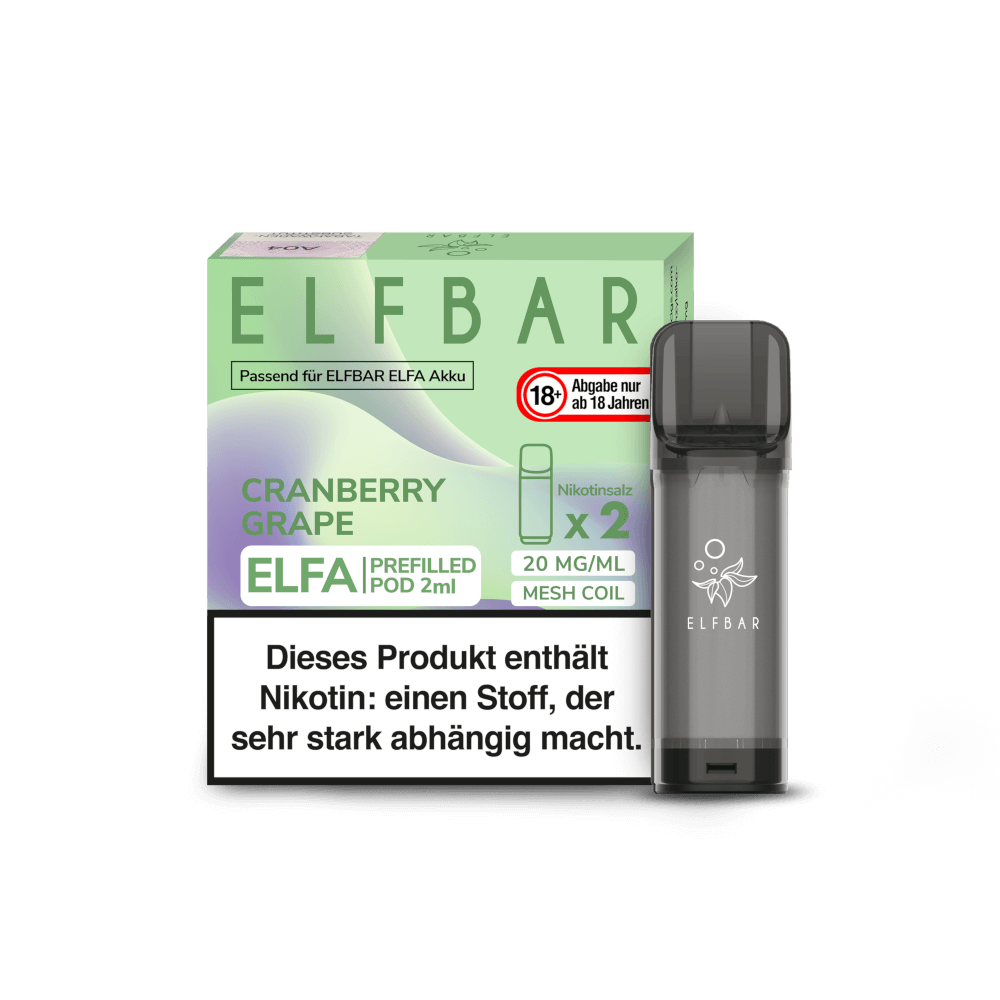 Elfa Pod Cranberry Grape 20mg 2 Stk