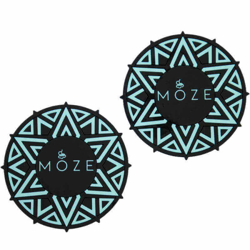 Moze Getränkeuntersetzer Mint (2er Set)