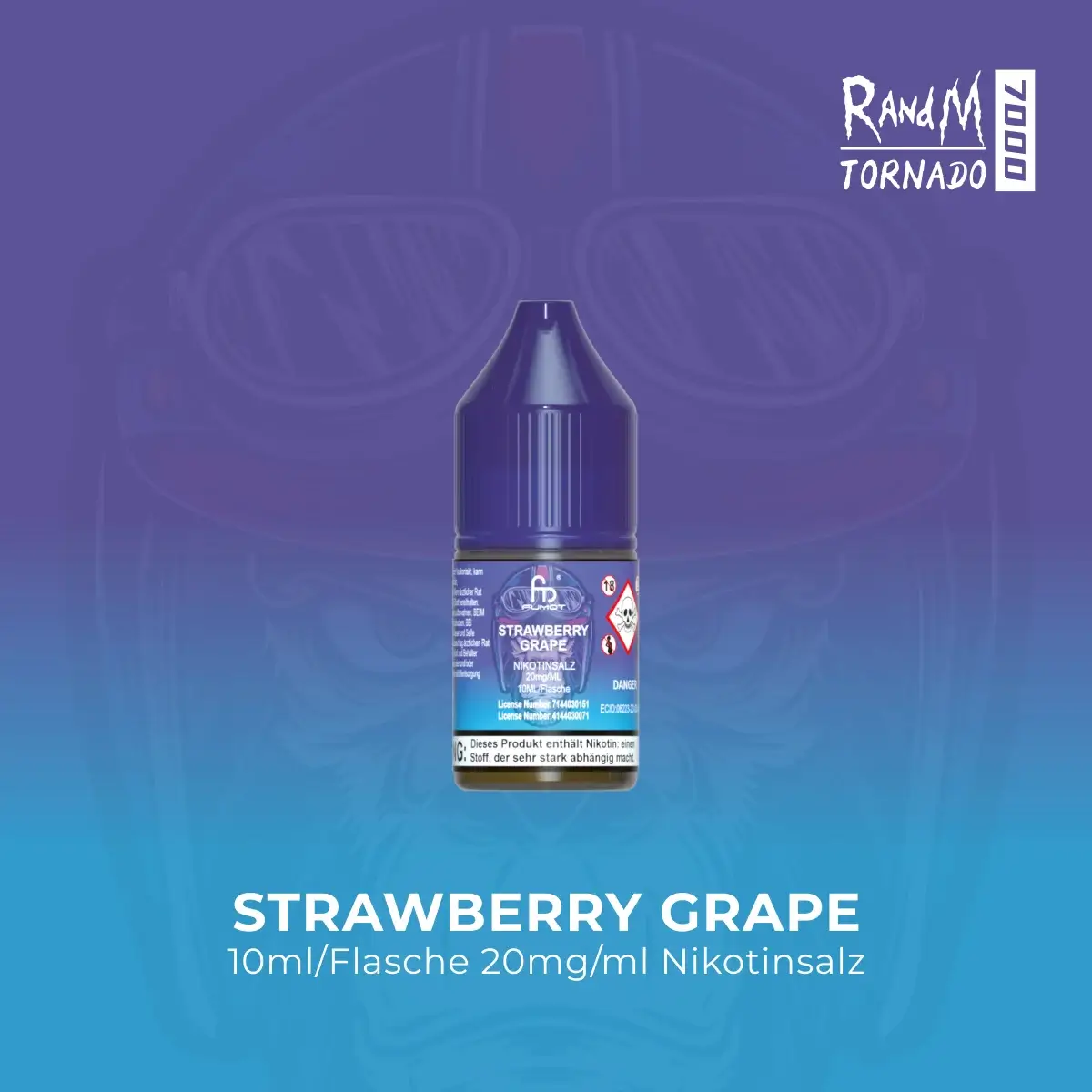 RandM Tornado Liquid 10ml - Strawberry Grape 20mg RandM Tornado Liquid 10ml - Strawberry Grape 20mg