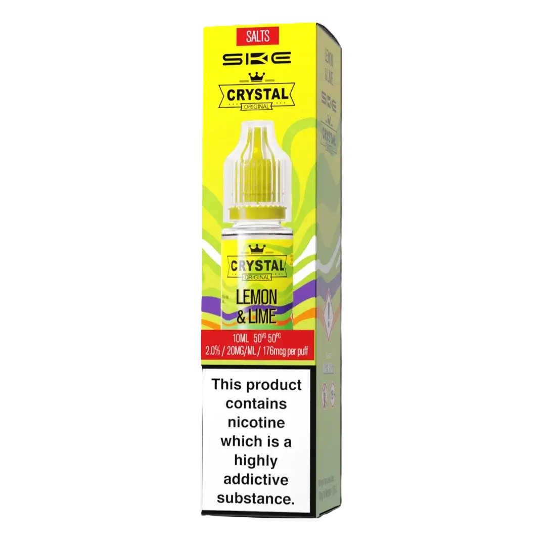 Crystal Liquid 10ml Lemon & Lime 20mg Crystal Liquid 10ml Lemon & Lime 20mg