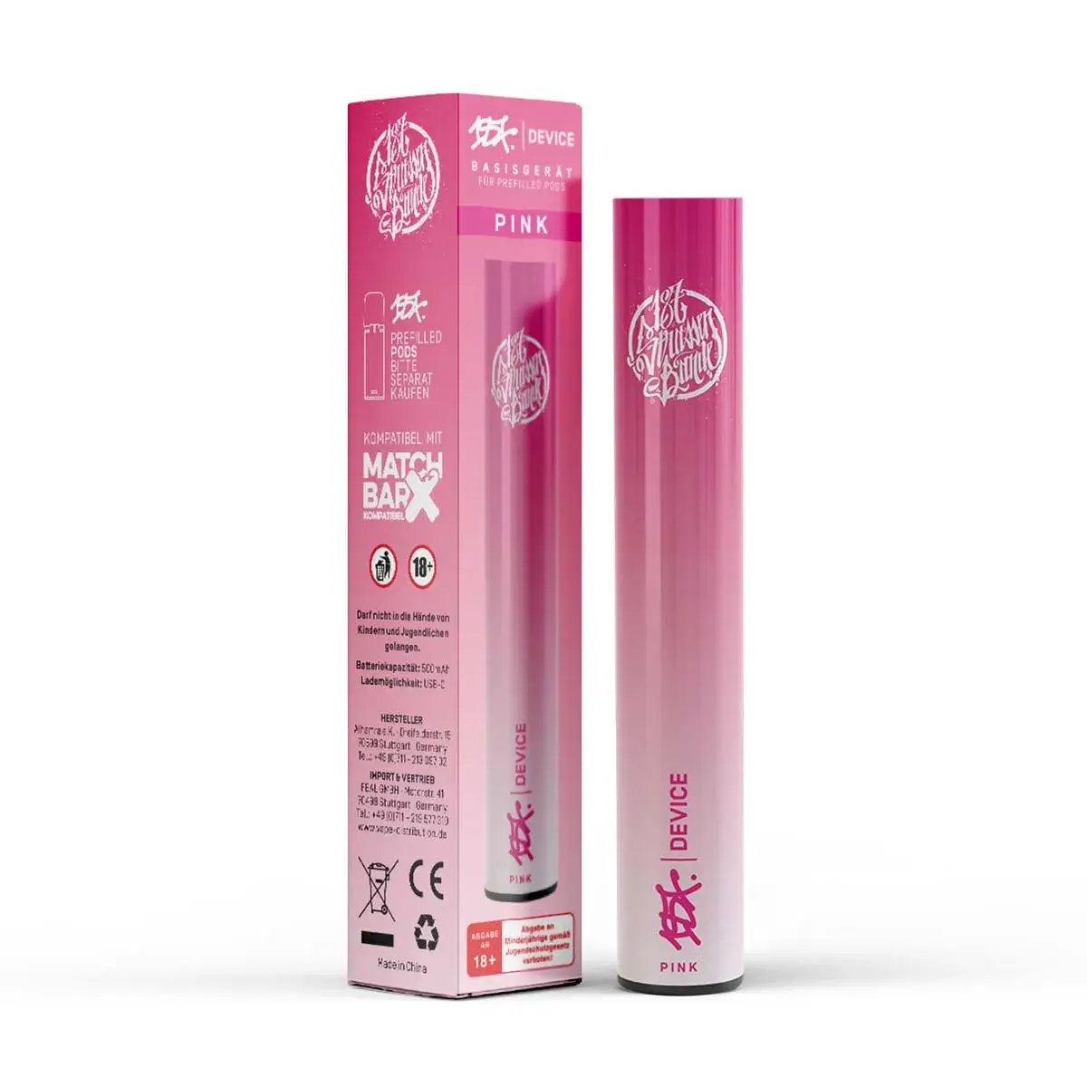 187 Pod-System Akku Pink 187 Pod-System Akku Pink