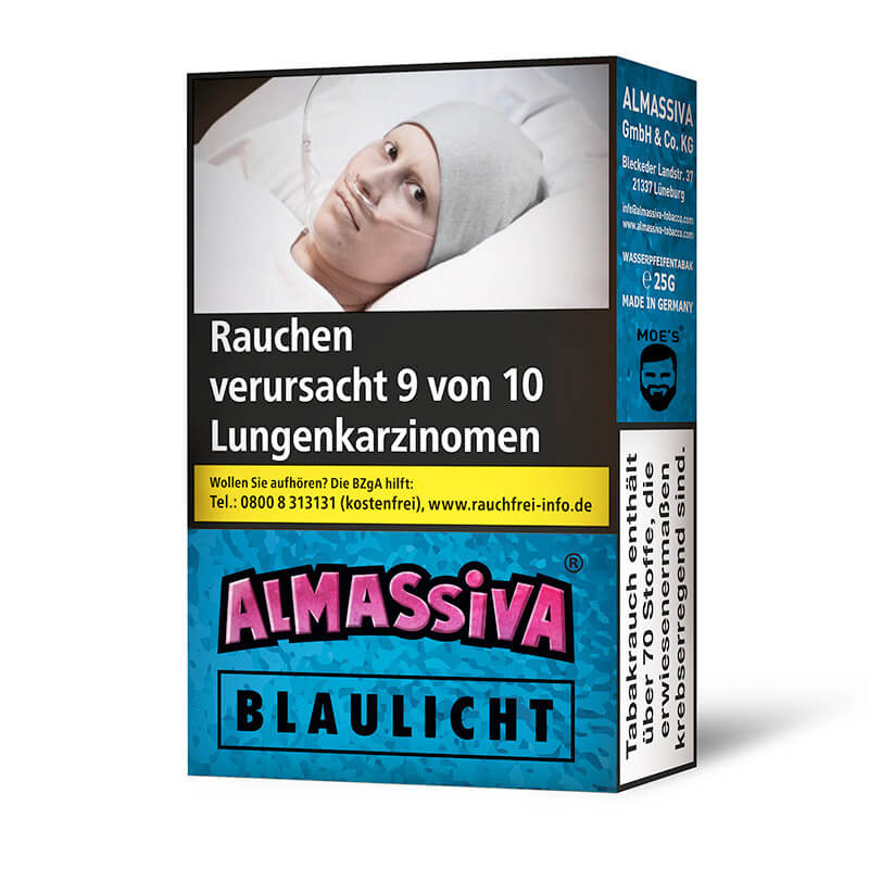 Al Massiva Tabak Blaulicht 25g Al Massiva Tabak Blaulicht 25g