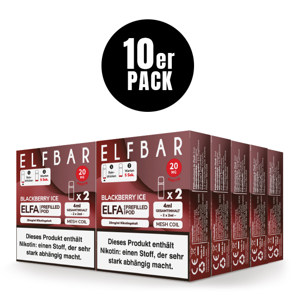 Elfa Pod Blackberry Ice 20mg 2 Stk