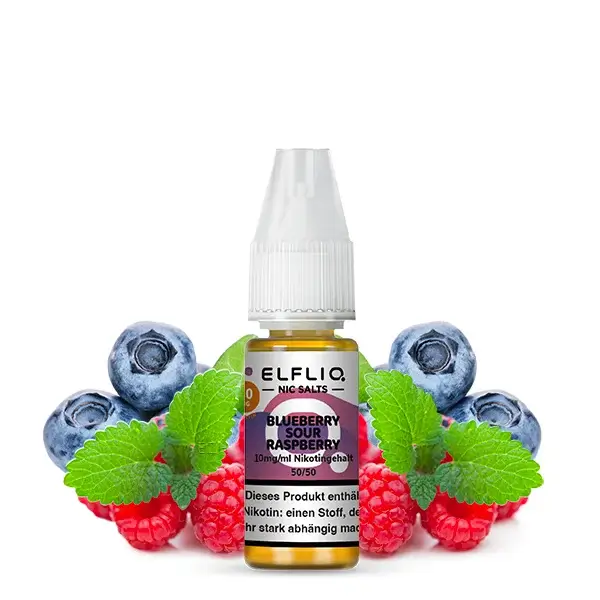 Elfliq Nikotinsalz Liquid 10ml - Blue Sour Raspberry 10mg