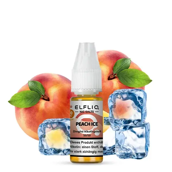 Elfliq Nikotinsalz Liquid 10ml - Peach Ice 10mg Elfliq Nikotinsalz Liquid 10ml - Peach Ice 10mg